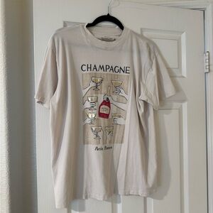 Abercrombie Champagne Graphic Tee